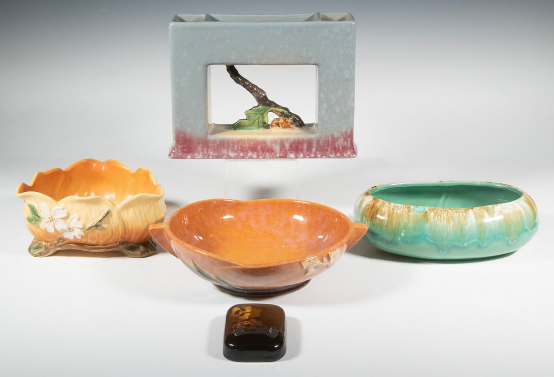 (5 PCS) VINTAGE OHIO ART POTTERY (1 of 6)