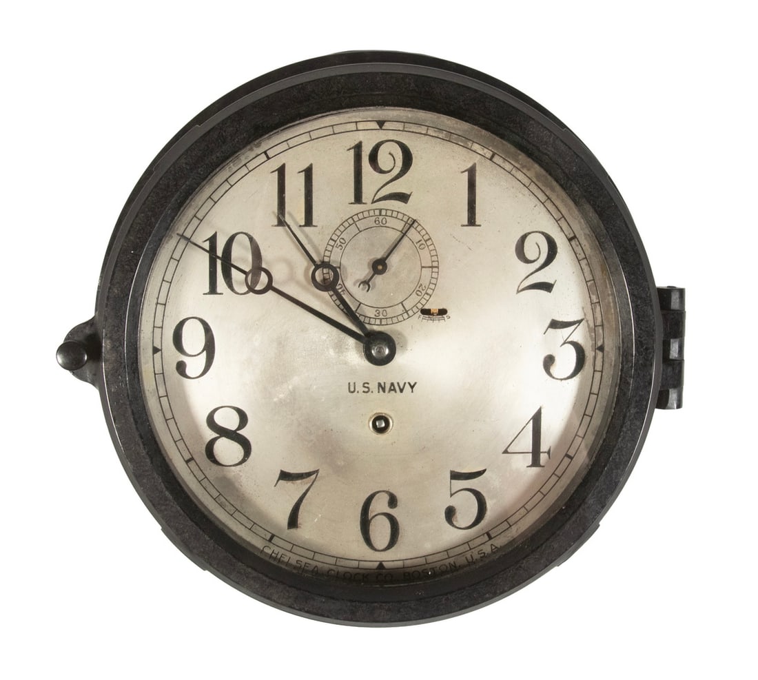 US NAVY CHRONOMETER BY CHELSEA CLOCK CO, BOSTON (1 of 2)