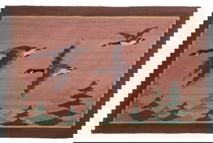 GRENFELL RUG WITH CANADA GEESE