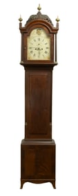GRANDFATHER CLOCK BY JOSHUA TOLFORD OF SACO, MAINE