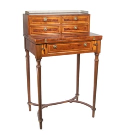 CUSTOM 1920S ENGLISH PETITE LADIES DESK