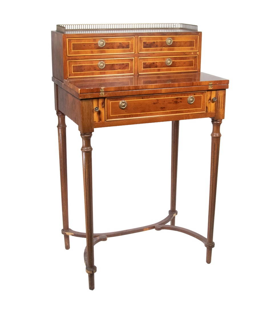 CUSTOM 1920S ENGLISH PETITE LADIES DESK (1 of 4)