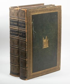 (2 VOL SET)FIRST ISSUE 1660 BOOK OF COMMON PRAYER & HOLY BIBLE IN VICTORIAN BINDING