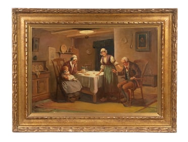 "G. SORELLI" DUTCH DOMESTIC INTERIOR
