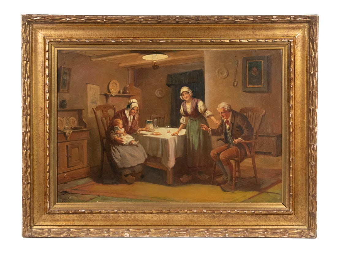 "G. SORELLI" DUTCH DOMESTIC INTERIOR (1 of 4)