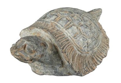 CHINESE TERRACOTTA TURTLE, HAN DYNASTY STYLE