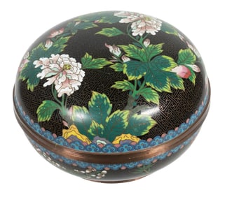 CHINESE CLOISONNE COVERED BOX
