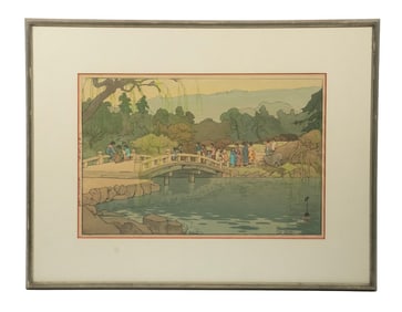 HIROSHI YOSHIDA (1876 1950),  MARUYAMA PARK IN KYOTO  ORIGINALLY PUBLISHED IN 1933