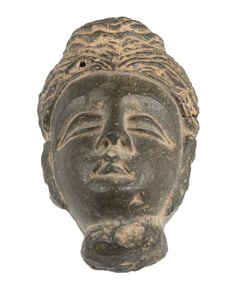 GANDHARA STONE HEAD
