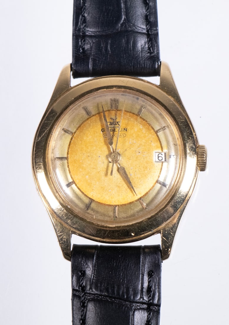 GOLD GUBELIN IPSO DAY MEN'S WRISTWATCH (1 of 3)