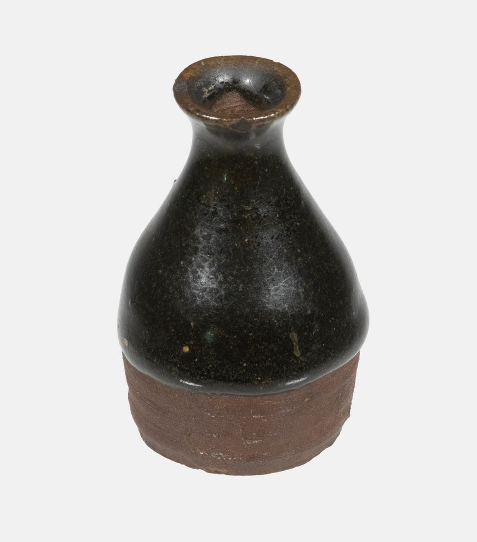 NEW ENGLAND MINIATURE REDWARE JAR (1 of 1)