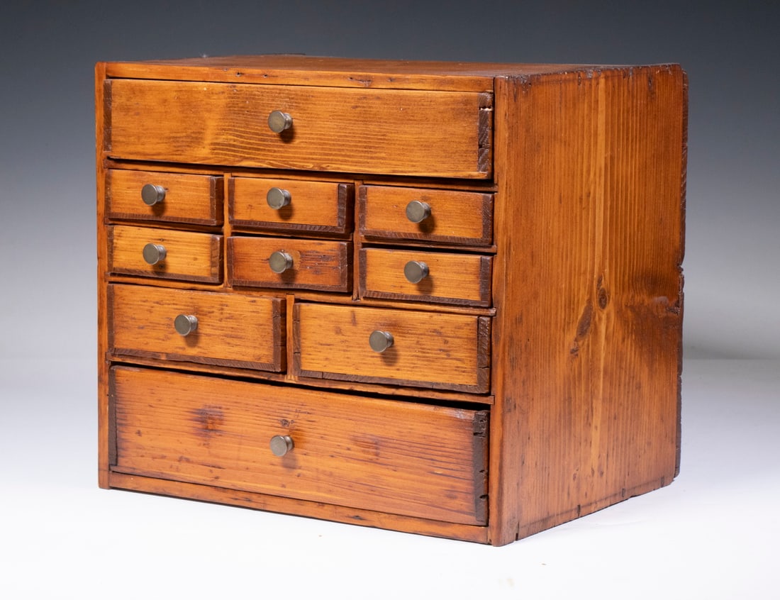 MINIATURE 10-DRAWER CHEST (1 of 3)