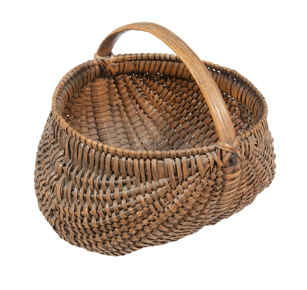 19TH C. SMALL BUTTOCKS BASKET (1 of 1)
