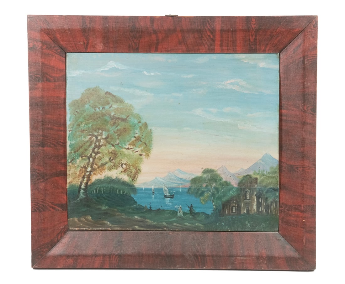 NAIVE PAINTING OF ALPINE LAKES (1 of 3)