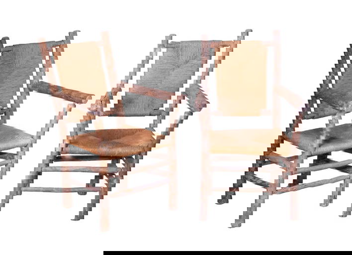 Adirondack Straight Chair Rocker Branded Old Hickory