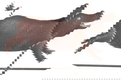 BARRY NORLING COPPER PIG WEATHERVANE