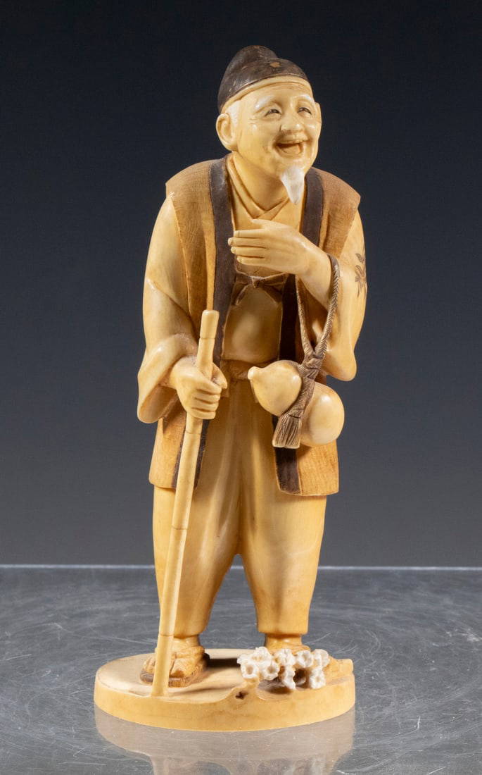 19TH C. JAPANESE MEIJI IVORY OKIMONO