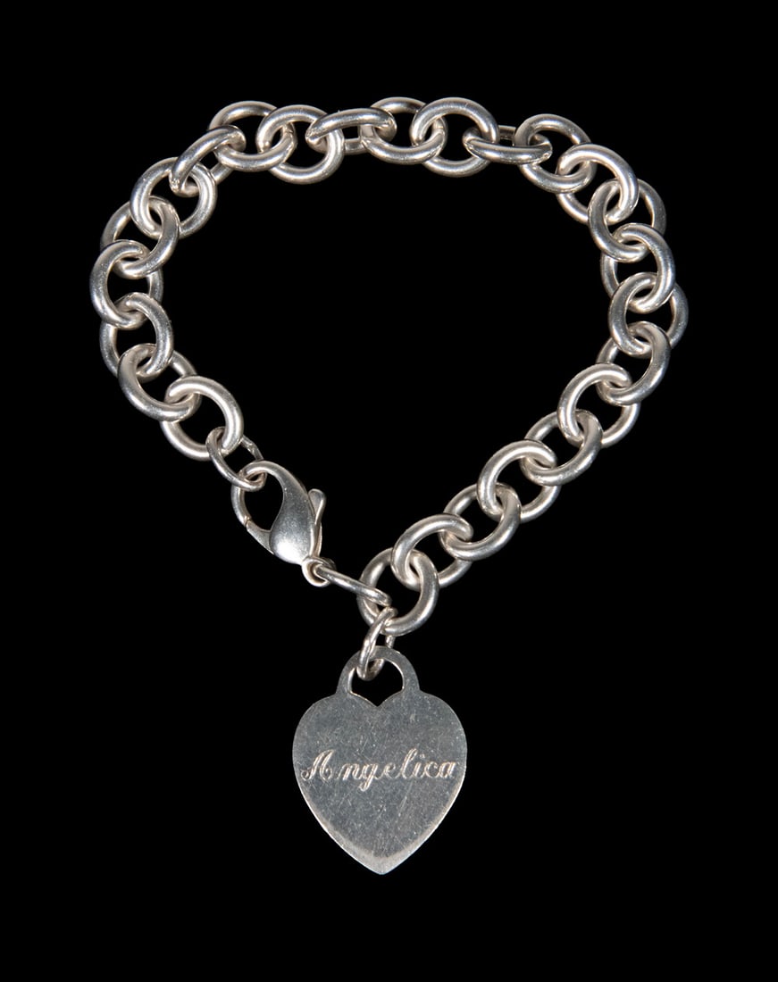 TIFFANY & CO. STERLING SILVER HEART TAG BRACELET (1 of 3)