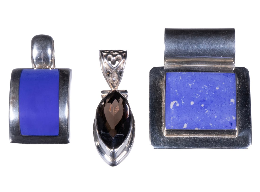 (3) STERLING SILVER PENDANTS (1 of 2)