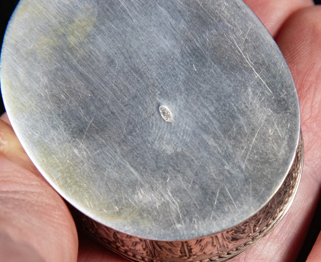 (2) GERMAN SILVER HINGED LID BOXES - 3