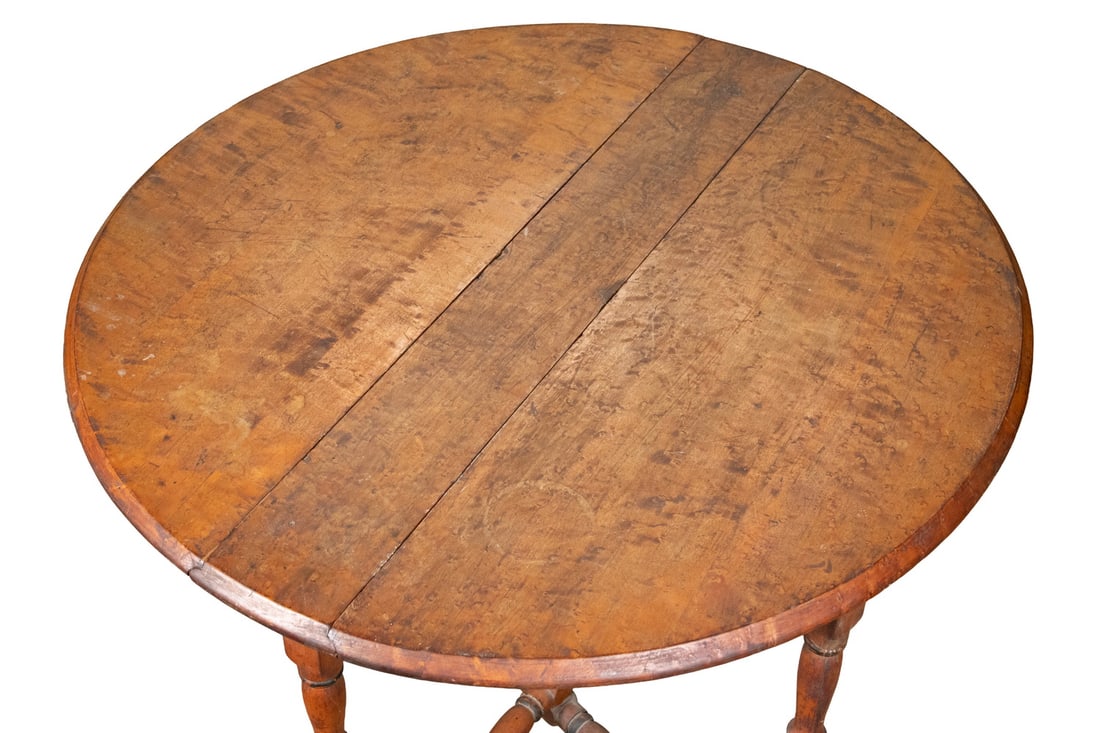 BIRDSEYE MAPLE FOLDING TABLE - 2