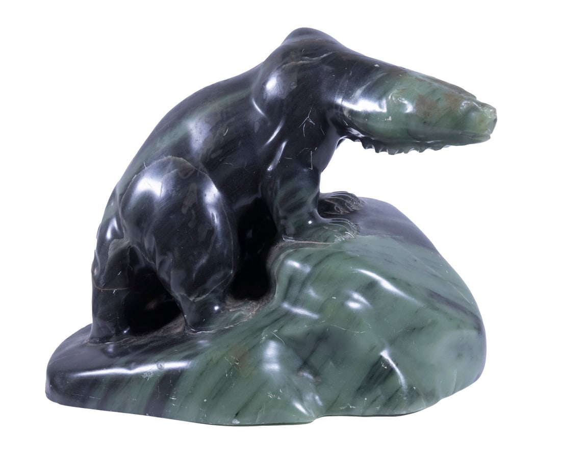 MARK TOTAN (INUIT/CANADA, 1953- ) STONE SCULPTURE (1 of 5)