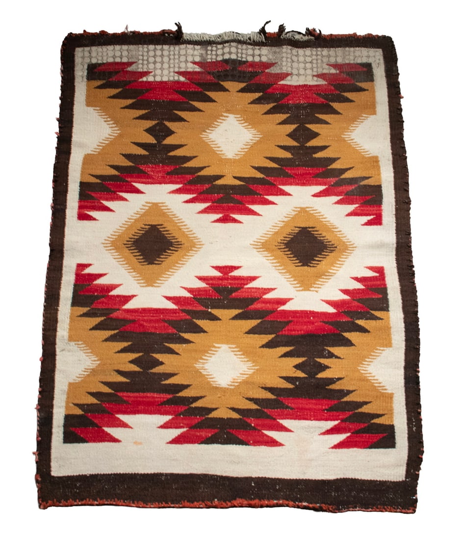EARLY 20TH C. NAVAJO RUG (3' x 4') (1 of 1)