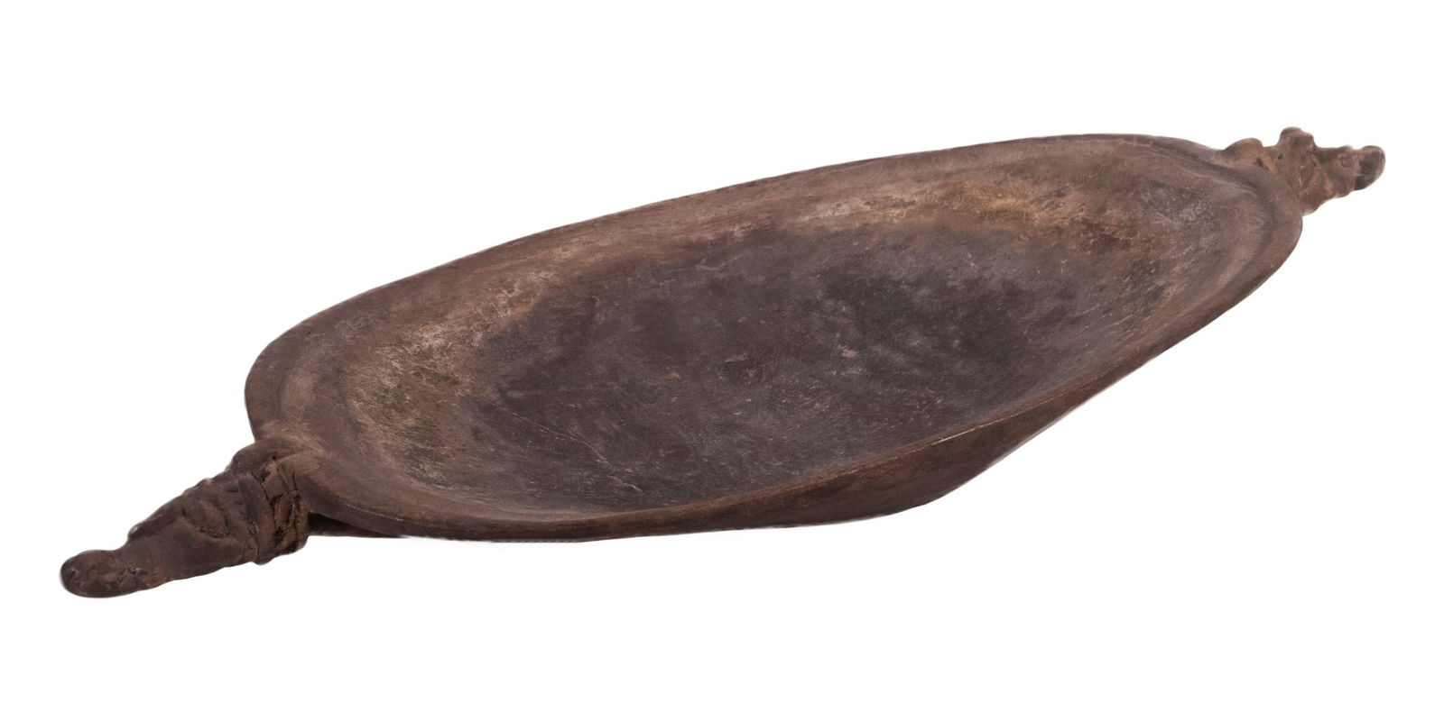 19TH C. SHOUTEN ISLANDS CULTURE WOODEN BOWL (1 of 4)