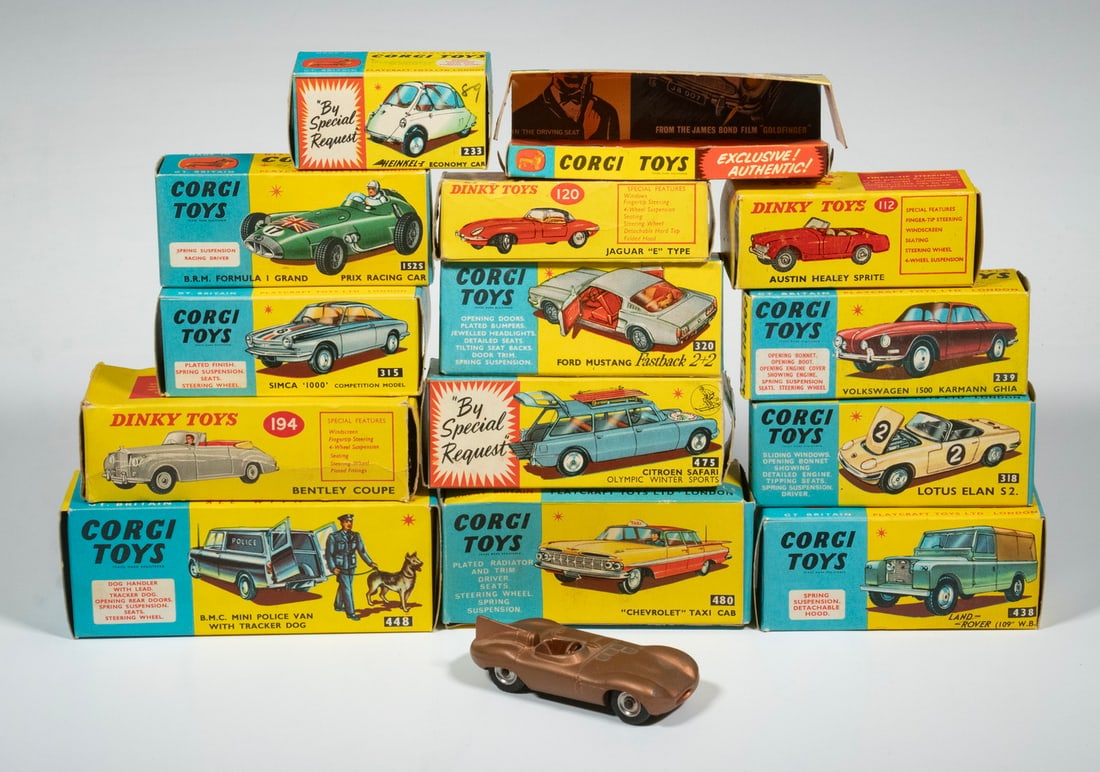 (14) CORGI TOYS & DINKY TOYS CARS IN ORIGINAL BOXES - 5