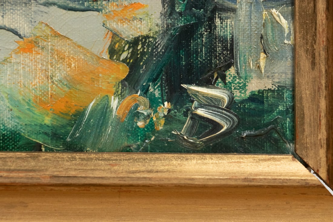 DANISH IMPRESSIONIST COASTAL VIEW, UNSIGNED - 3