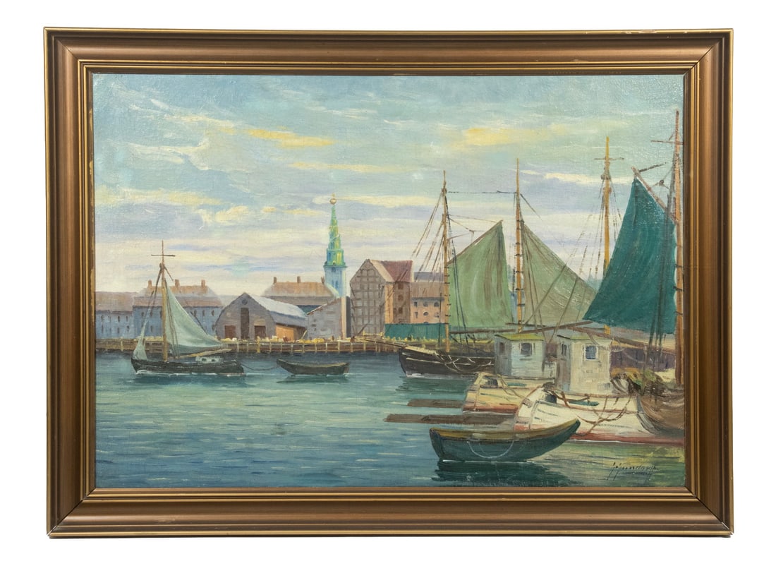 DANISH MARINE PAINTING, LATE 20TH C. (1 of 4)