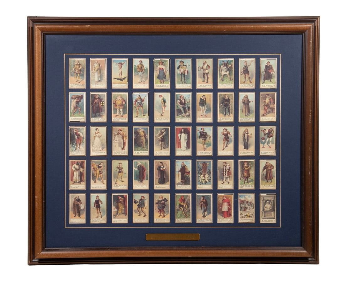(50) BRITISH CIGARETTE CARDS, COPE BROS. SHAKESPEARE PLAYS (1 of 4)