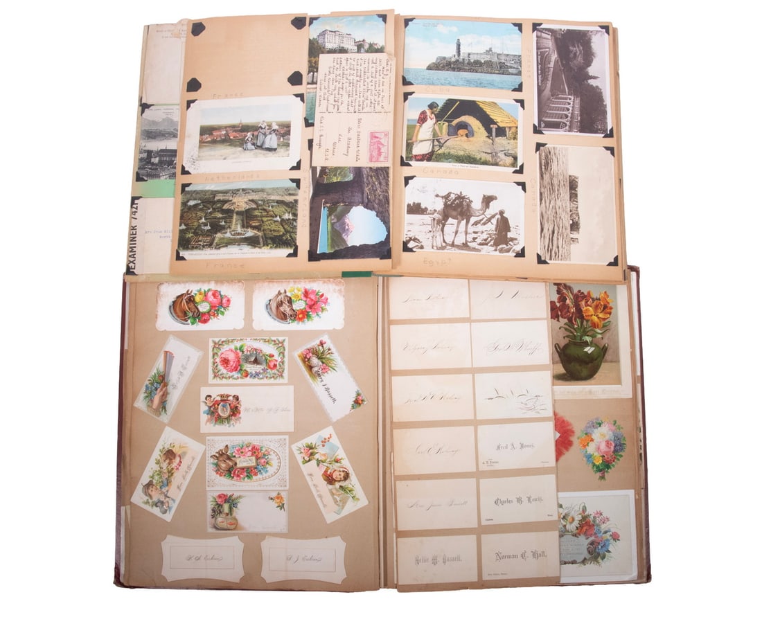 COLLECTION OF TRADE CARDS, POSTCARDS & LETTERS (1 of 3)