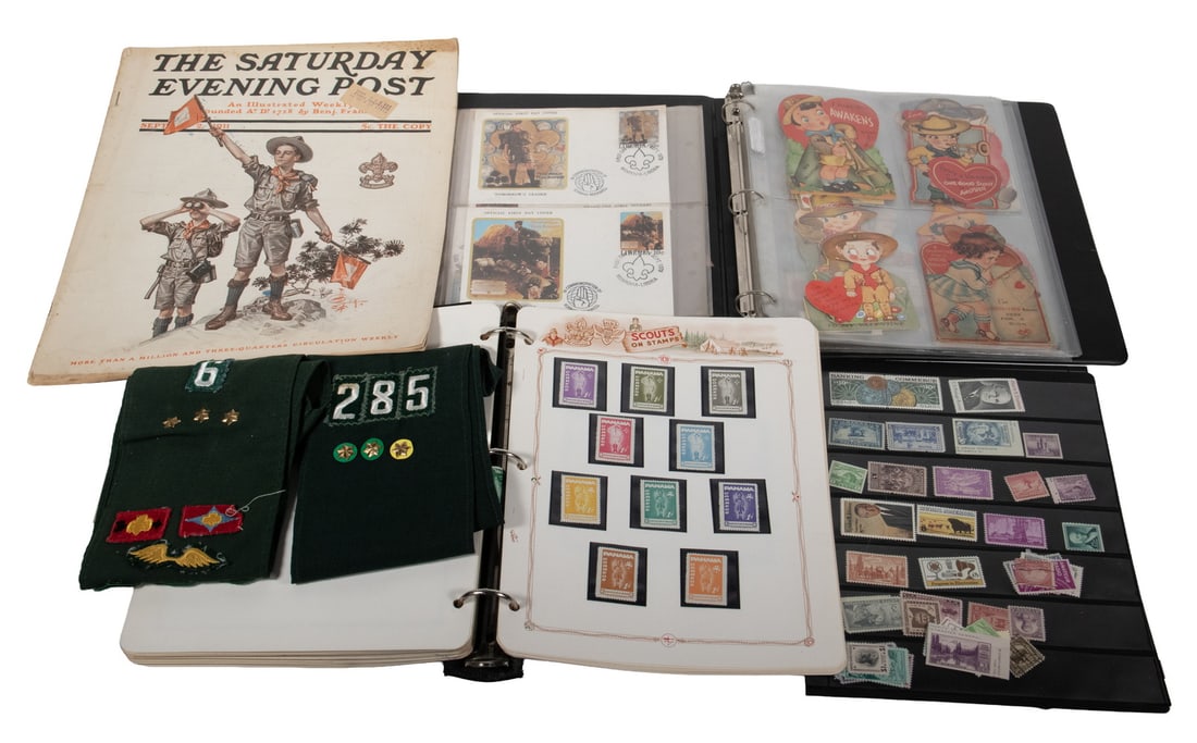 (APPROX 200) BOY SCOUT THEMED POST CARDS, EPHEMERA (1 of 4)