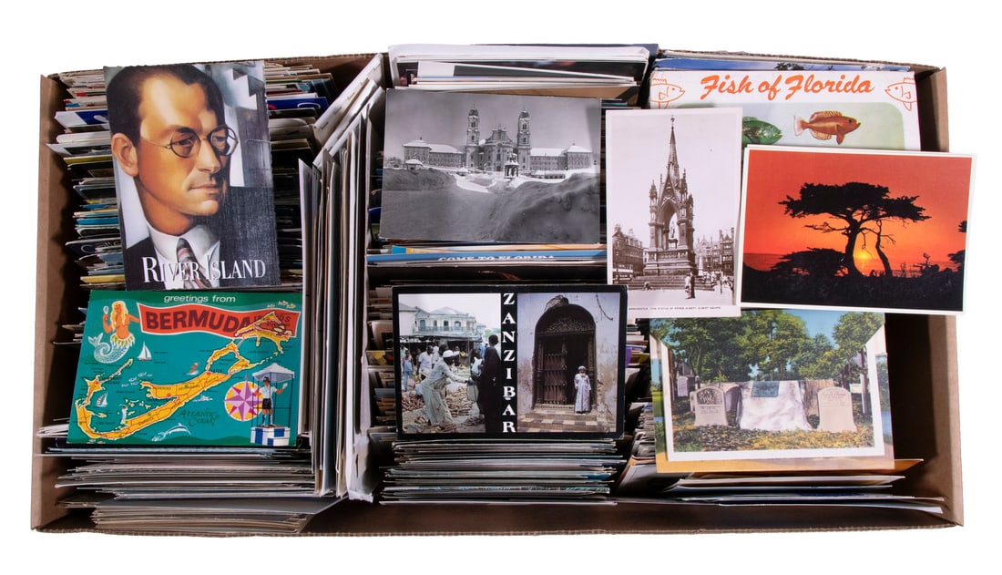 LARGE COLLECTION POSTCARDS APPROX (350) (1 of 2)