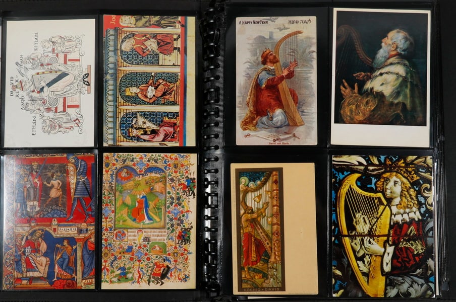 BINDER (252) HARP THEMED POSTCARDS (1 of 5)