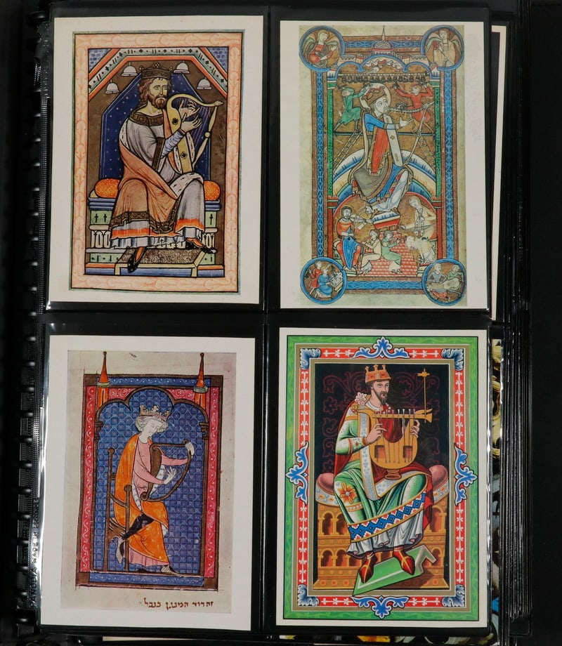 BINDER (252) HARP THEMED POSTCARDS - 2