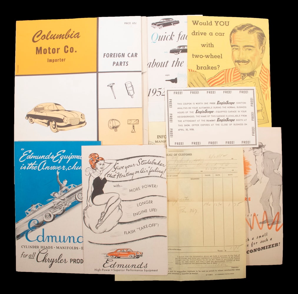 LARGE COLLECTION OF AUTOMOBILE & MECHANICS EPHEMERA, 1920'S-70'S (1 of 2)