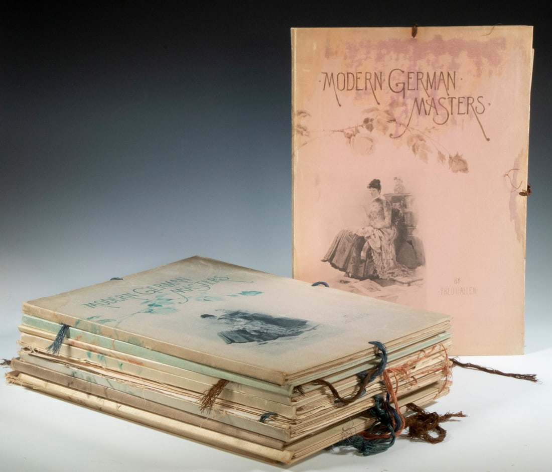 (10 VOLS COMPLETE) GERMAN ART FOLIOS BY ALLEN (1 of 1)