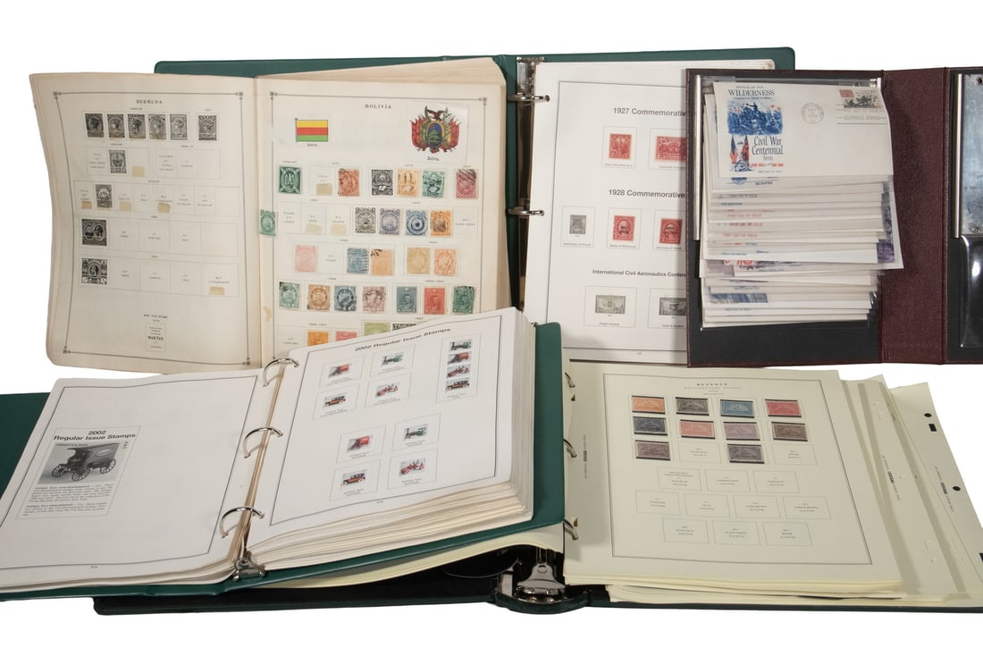 (5) ALBUMS OF STAMPS (1 of 6)