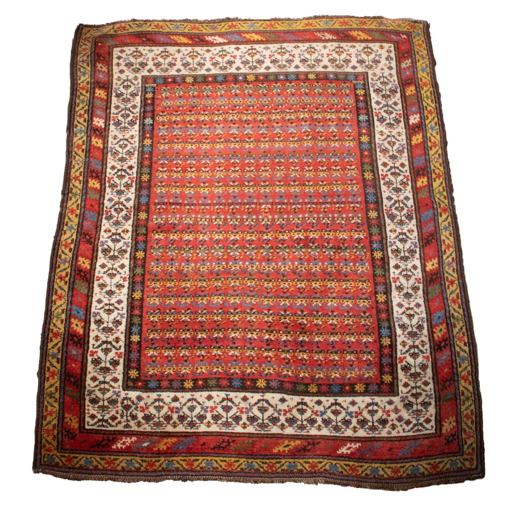 WEST PERSIAN TRIBAL RUG (4'4" X 5'5") (1 of 4)