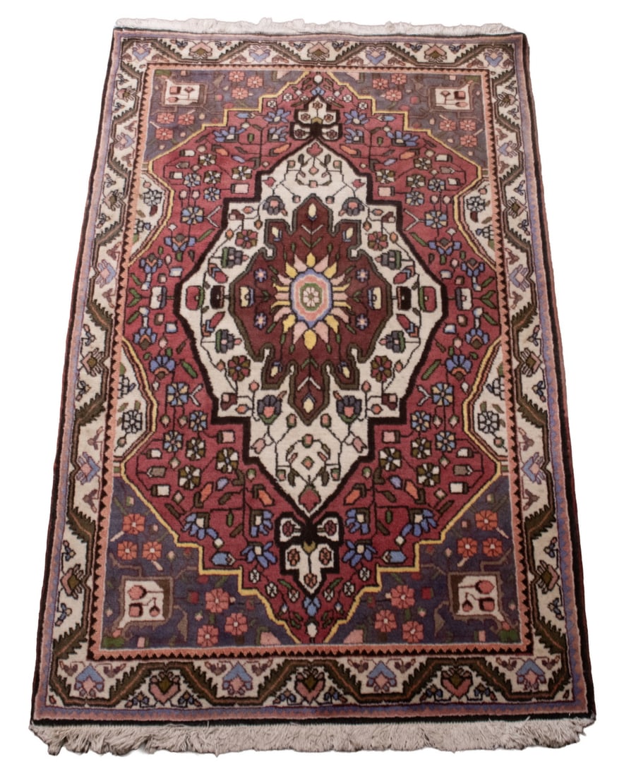 INDO-KASHAN DESIGN RUG (3'6" X 5'6") (1 of 4)