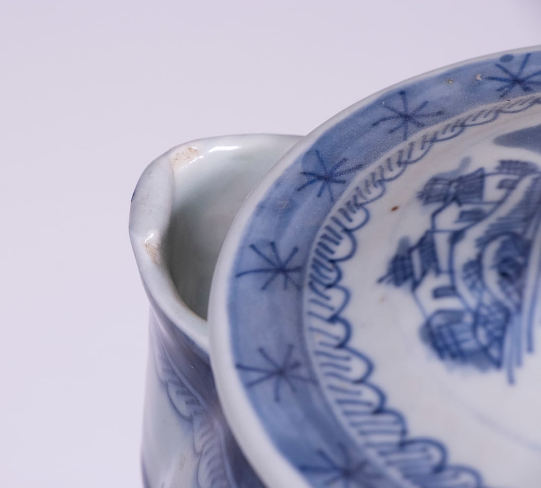 CHINESE EXPORT CIDER PITCHER - 4