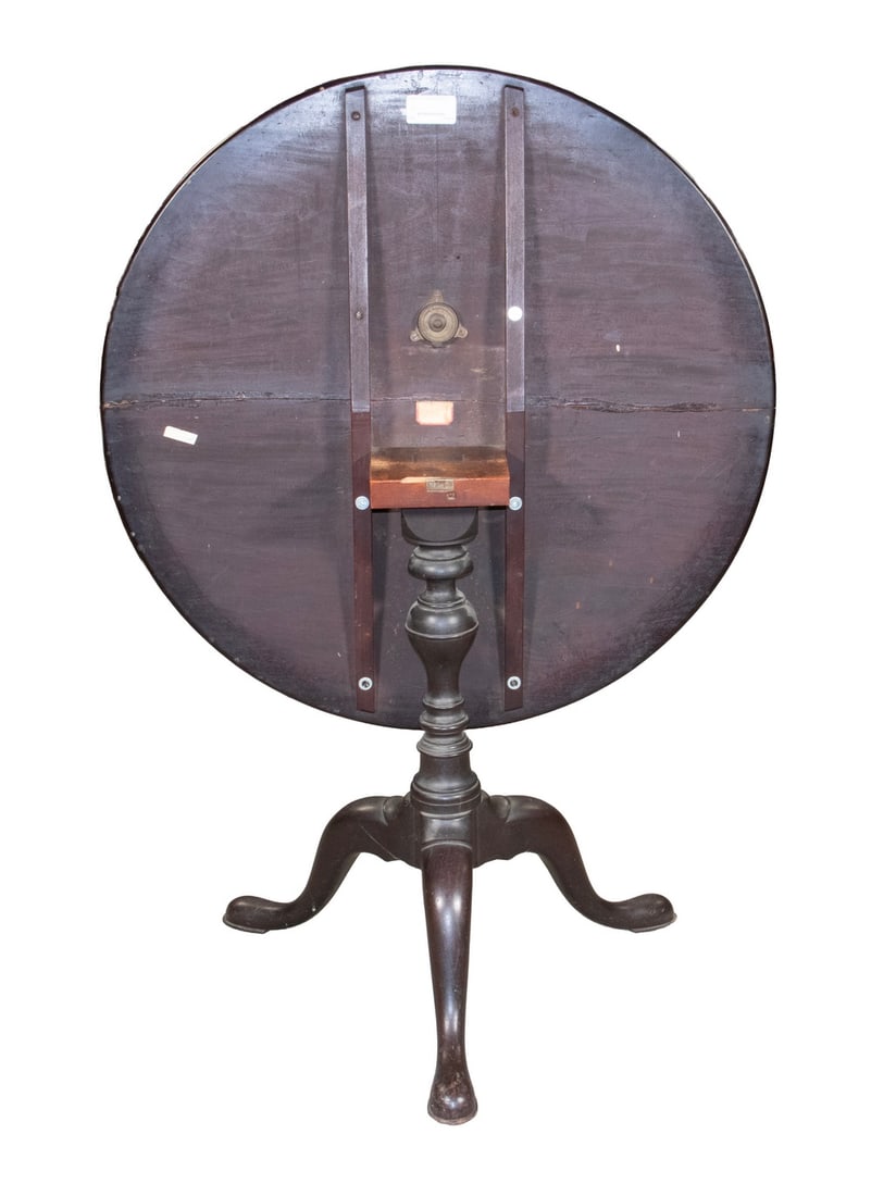 CHERRY TILT TOP TEA TABLE - 3