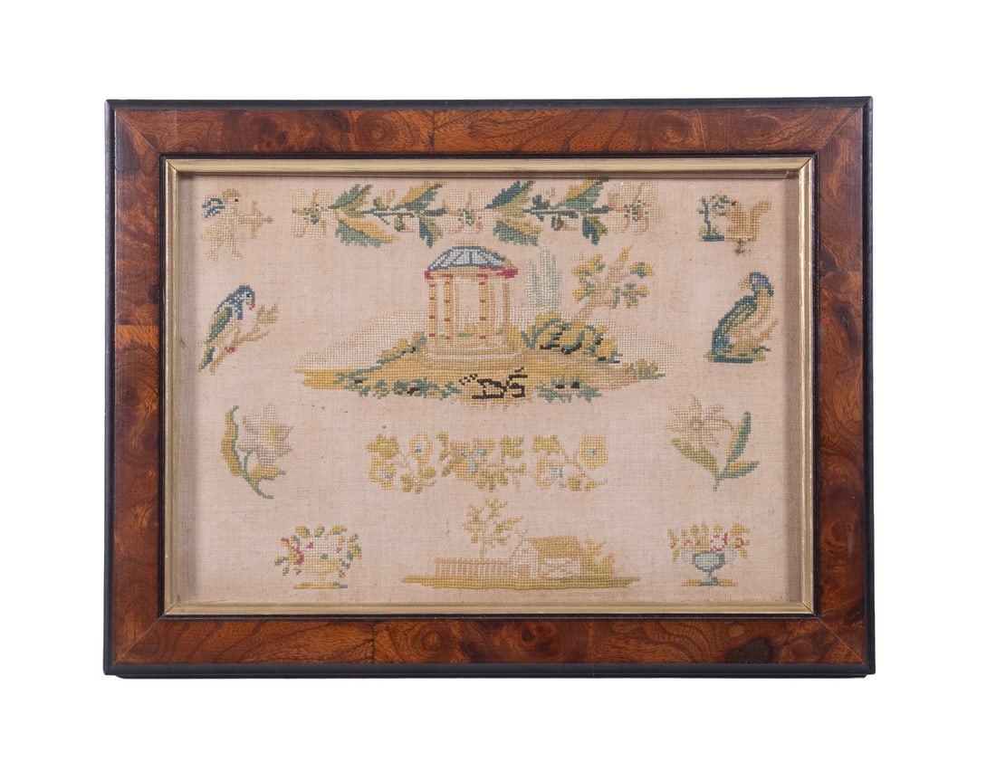 DOLLY SEARS AMERICAN SAMPLER, SCITUATE, MASSACHUSETTS, C. 1795–1805 (1 of 3)