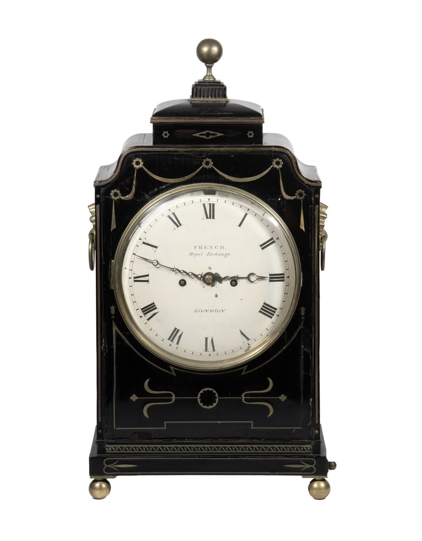 JAMES MOORE FRENCH ENGLISH REGENCY BRACKET CLOCK (1 of 5)
