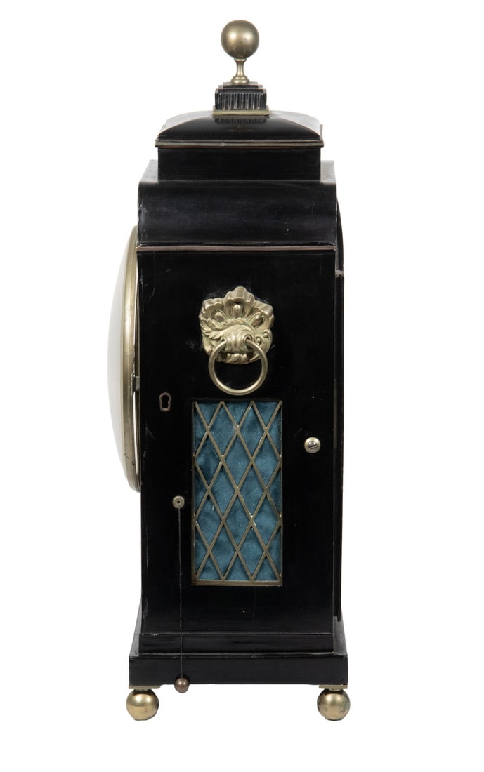 JAMES MOORE FRENCH ENGLISH REGENCY BRACKET CLOCK - 3