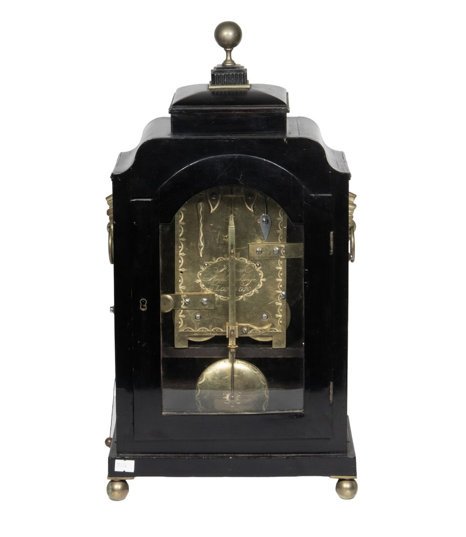 JAMES MOORE FRENCH ENGLISH REGENCY BRACKET CLOCK - 4