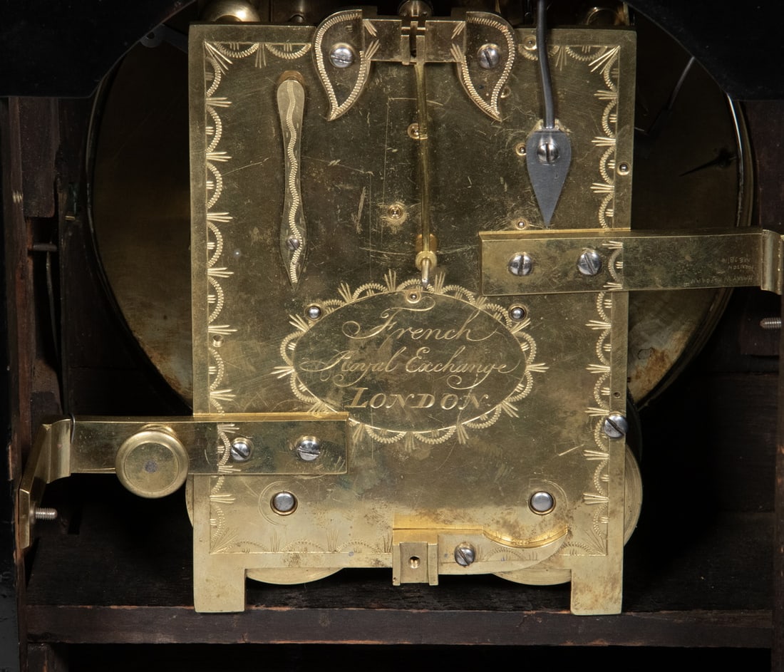 JAMES MOORE FRENCH ENGLISH REGENCY BRACKET CLOCK - 5