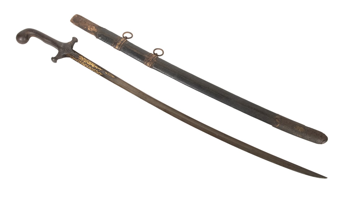 DATED 1713/14 YOUTH'S PERSIAN SHAMSHIR SWORD (1 of 4)